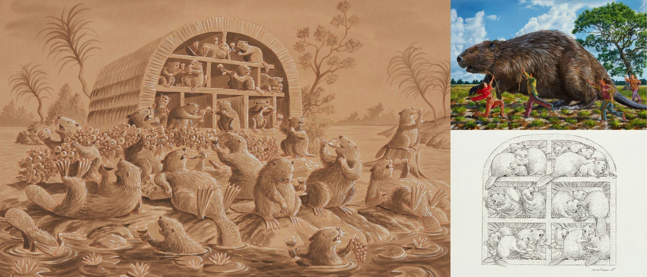 Selling Exhibition - Kent Monkman : The Colony